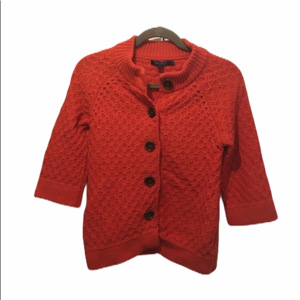 💜2/$20💜 Orange Boden short-sleeved sweater
